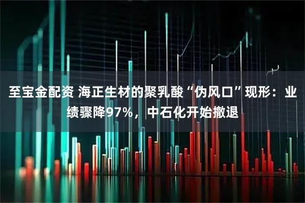 至宝金配资 海正生材的聚乳酸“伪风口”现形：业绩骤降97%，中石化开始撤退