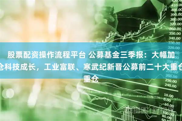 股票配资操作流程平台 公募基金三季报：大幅加仓科技成长，工业富联、寒武纪新晋公募前二十大重仓